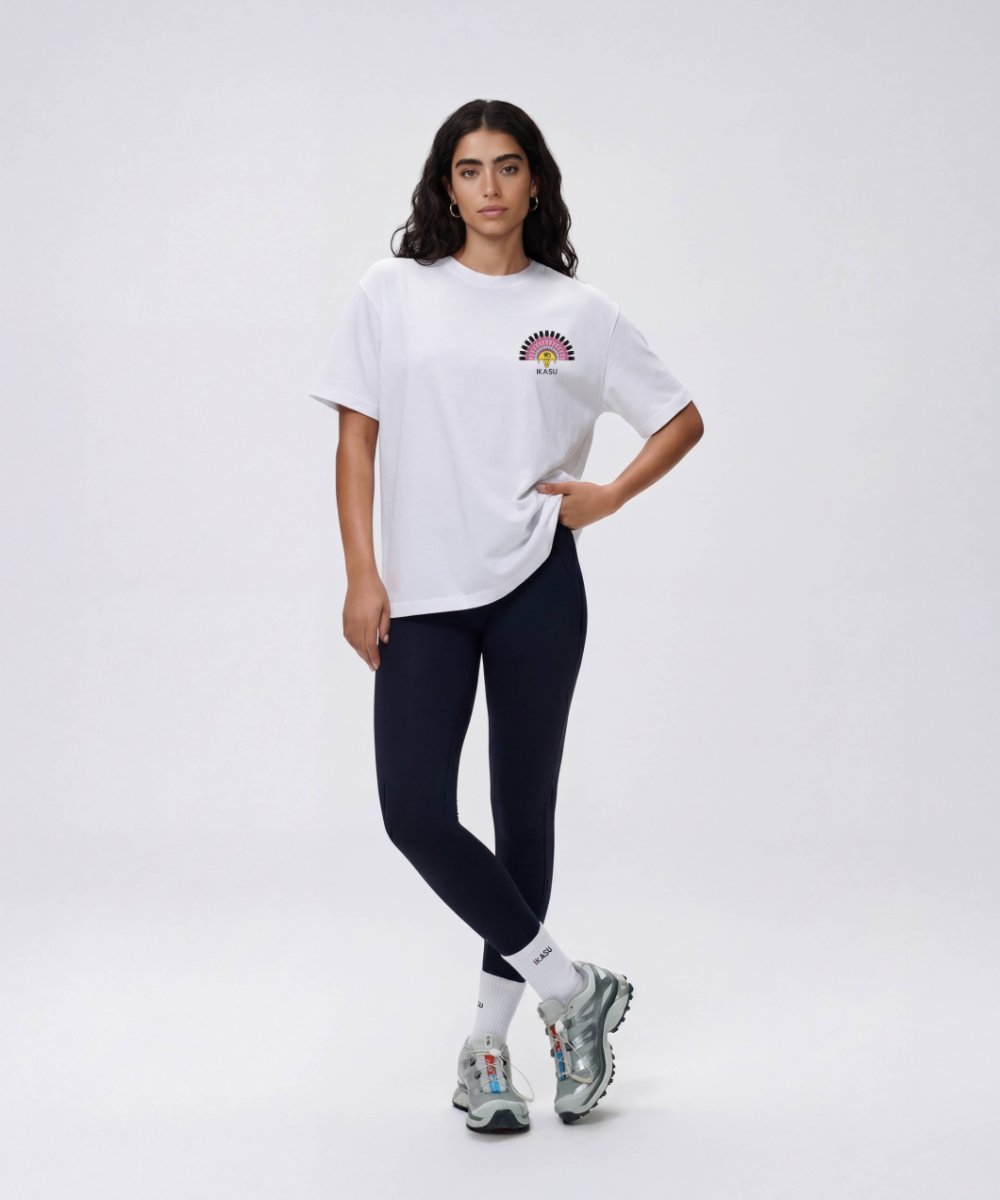 The Feather of Maat Oversized T-shirt - White