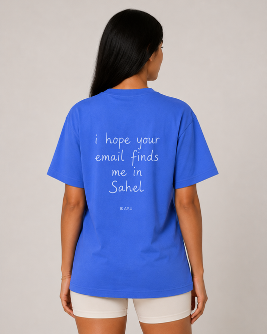 Sahel Oversized T-shirt - Blue