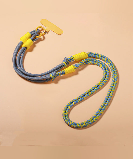 Crossbody Phone Strap - Blue/Yellow