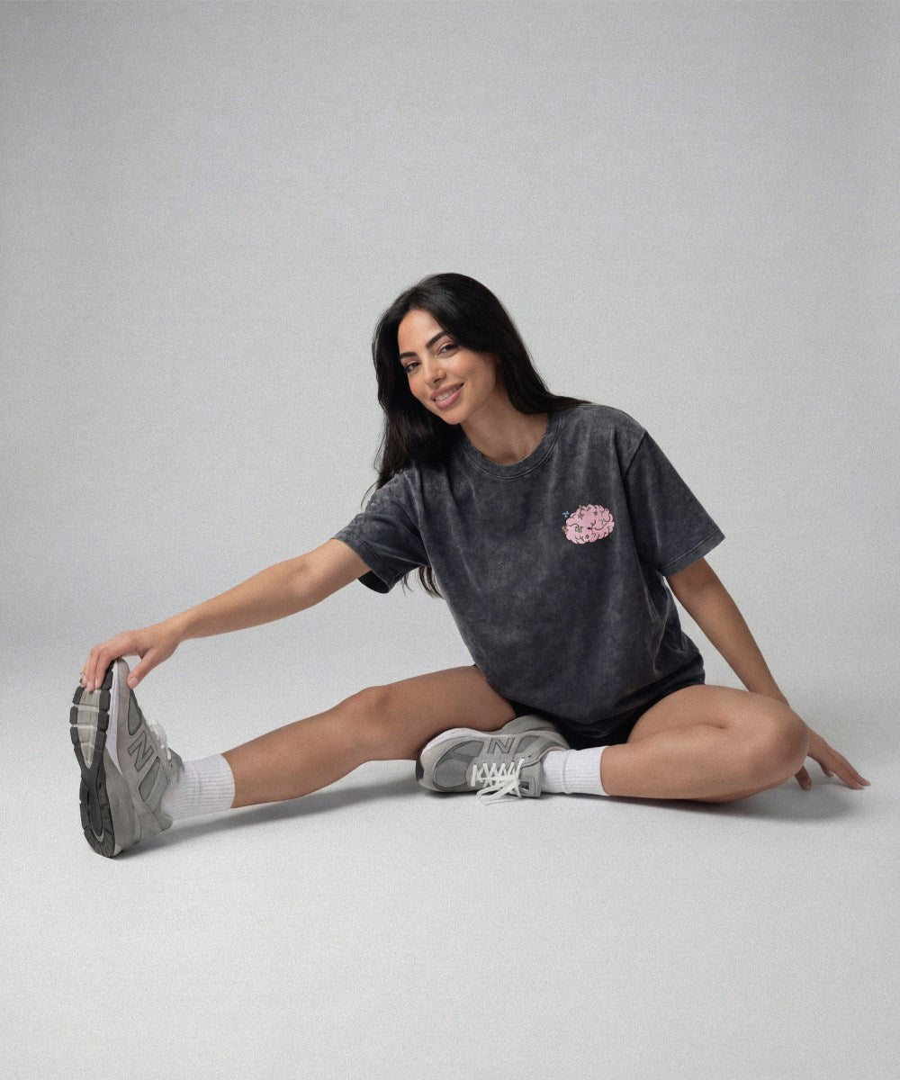 Be Kind To Your Mind T-shirt - Washed Black