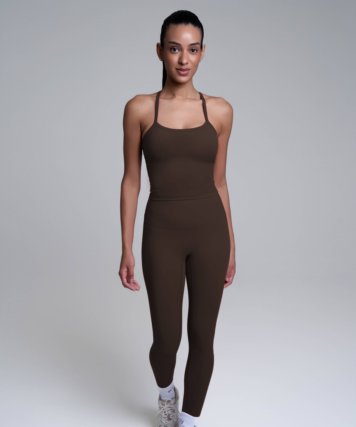 NOOR Tank Bra - Chocolate Brown