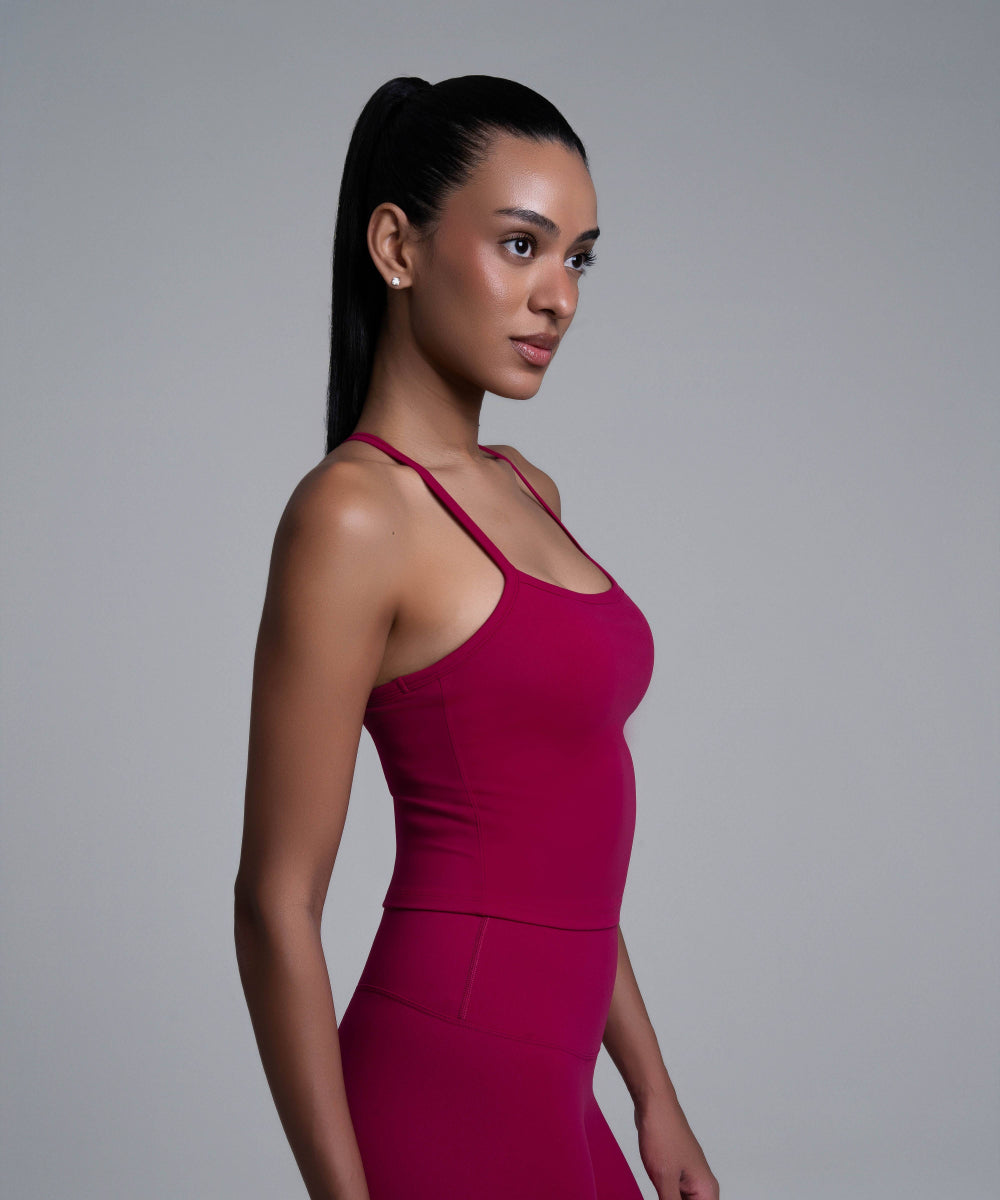 NOOR Tank Bra - Cherry