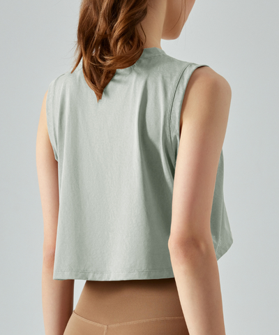DANA Keen on Green Crop Top - Green