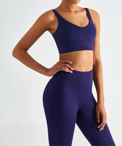 Istanbul Sports Bra - Aubergine