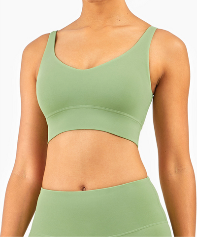Istanbul sports bra - Pistachio