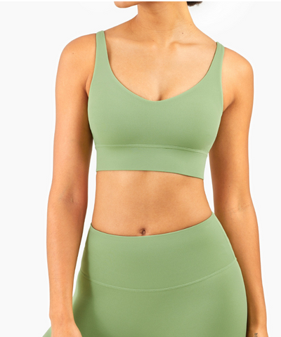 Istanbul sports bra - Pistachio