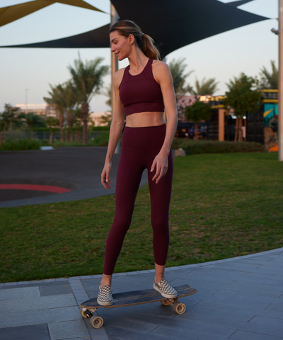 Bali Sports Bra - Burgundy