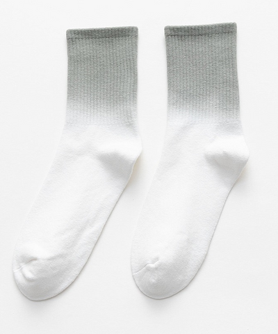 Tie Dye Everyday Socks - Grey