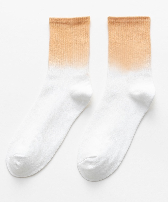 Tie Dye Everyday Socks - Orange