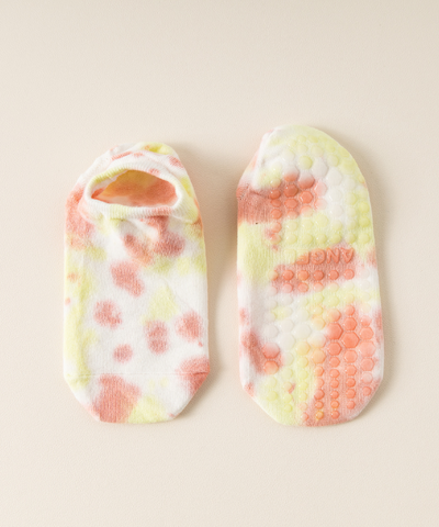 Tie dye grip Socks - Peach