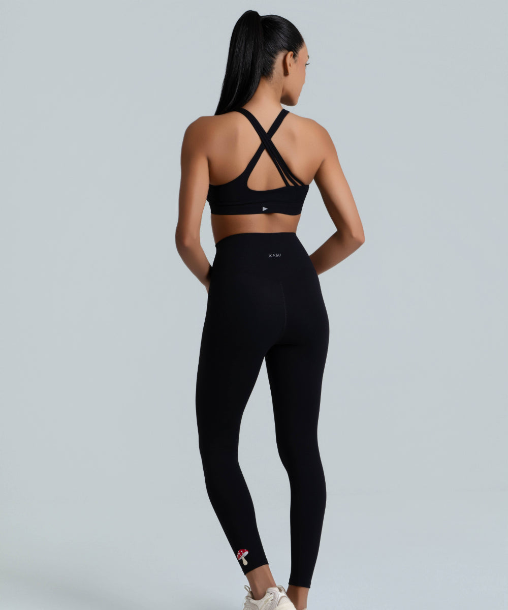 Find Magic Within You Crossed Bra - Black