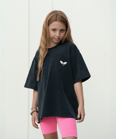 DANA For flowers, the bees is the messenger of love T-Shirt - Kids -Black