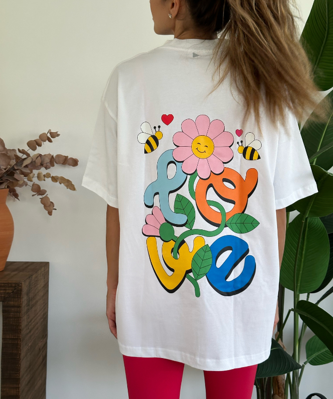 DANA Flower T-Shirt - White