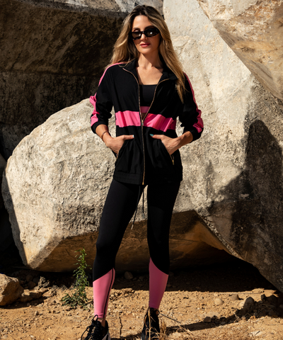 KIKA Nirvana Jacket - Black/Pink