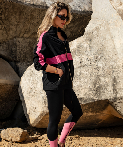 KIKA Nirvana Jacket - Black/Pink