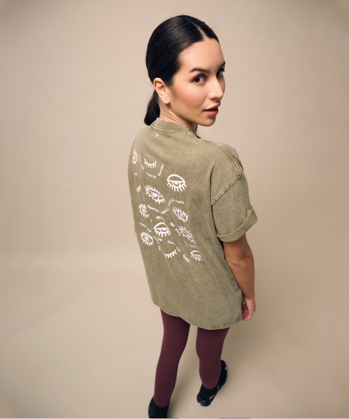 I Got My Eyes on You T-Shirt - Khaki