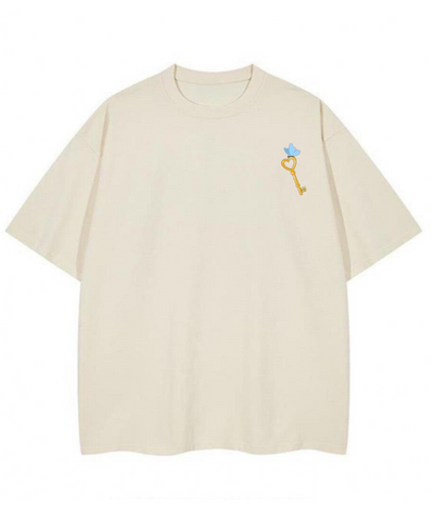 DANA Love is the key to happiness T-Shirt - Off white