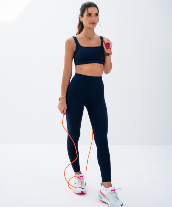 Sardinia Sports Bra - Navy Blue