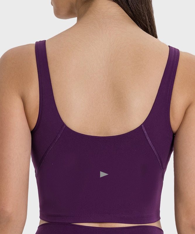 Valencia Sports Bra - Aubergine