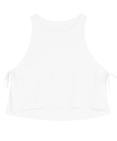 Osaka Crop Top - White