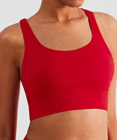 Paris Sports Bra - Red