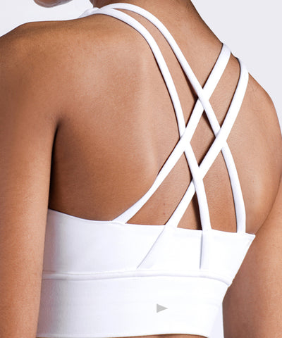 Paris Sports Bra - White