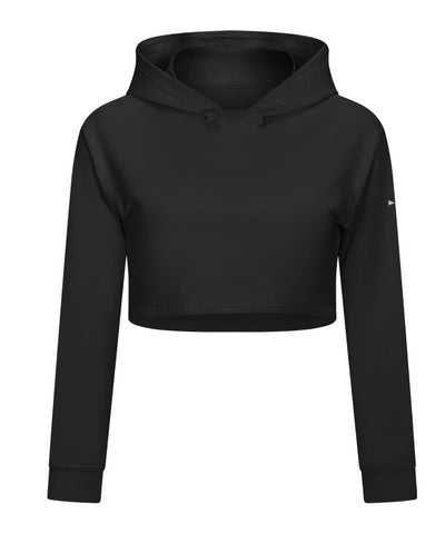 MBK Jaipur Crop Hoodie - Black