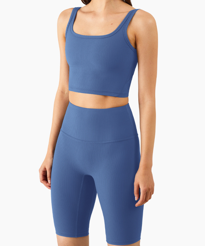 Madrid Rib Short - Blue