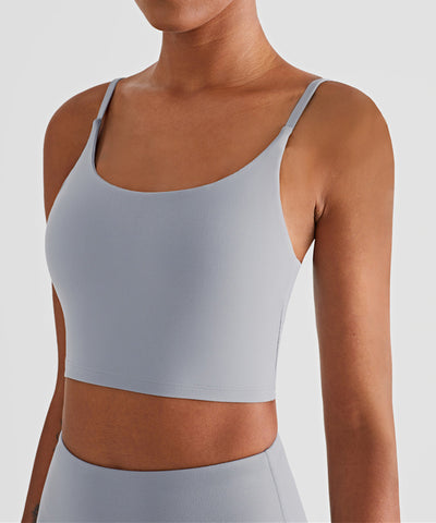 Sicily Sports Bra - Light Grey