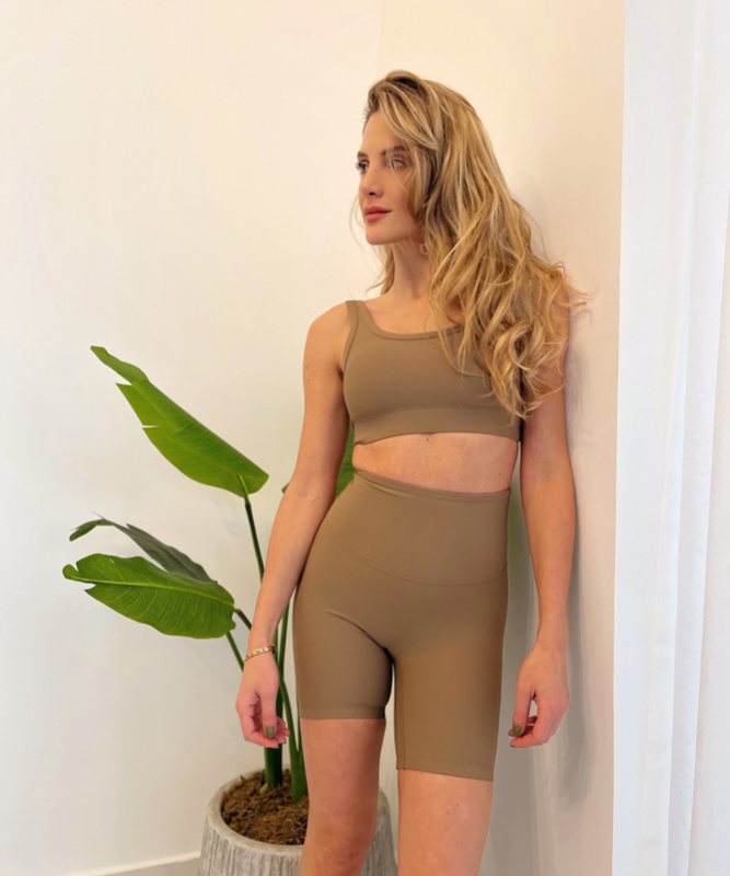KIKA IBIZA RIB Sports Bra - Sand