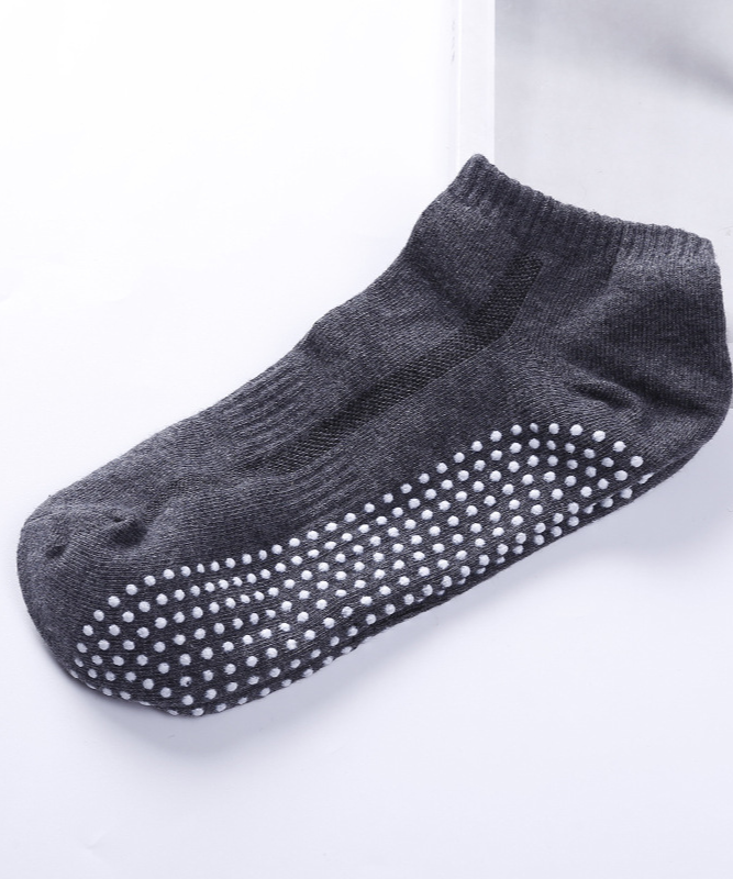 Grip Pilates socks for Man - Dark Grey