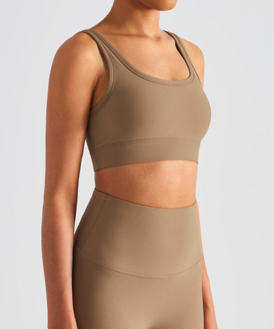 KIKA IBIZA RIB Sports Bra - Sand
