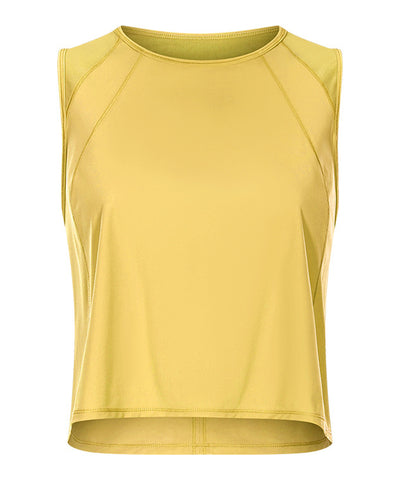 Short Tank Top - Yellow
