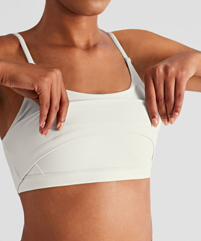 Sicily Sports Bra - Off White