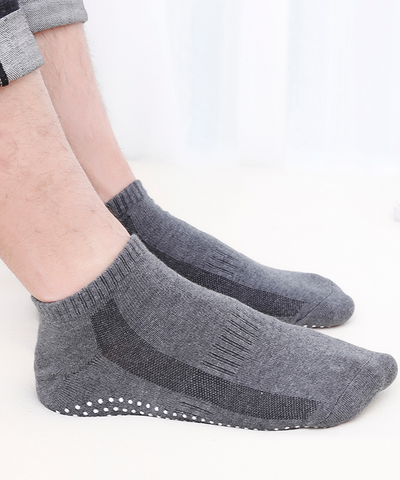 Grip Pilates socks for Man - Dark Grey