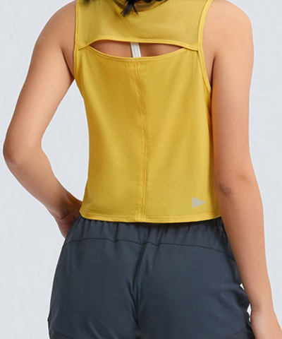 Short Tank Top - Yellow