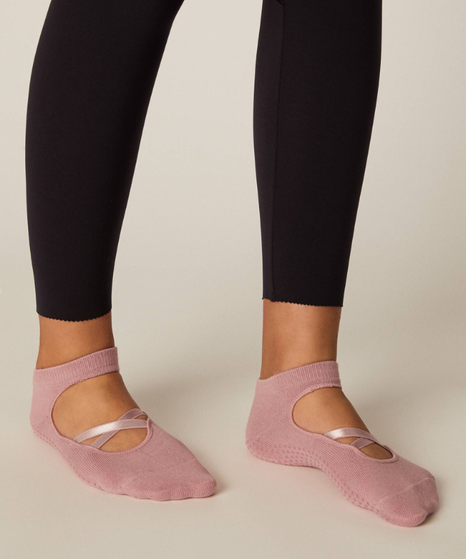 Ballerina Pilates Socks - Pink