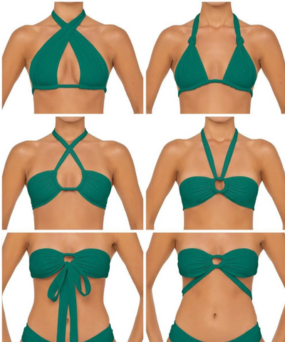 Monaco Bikini Top - Green